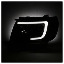 Cargar imagen en el visor de la galería, Spyder 05-11 Toyota Tacoma Ver 2 Proj Headlights - Light Bar DRL - Black Smoke PRO-YD-TT05V2-LB-BSM