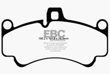 Cargar imagen en el visor de la galería, EBC 01-03 Porsche 911 (996) (Cast Iron Rotor only) 3.6 Twin Turbo GT2 Yellowstuff Front Brake Pads