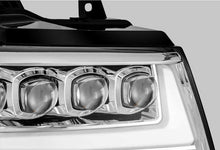 Cargar imagen en el visor de la galería, AlphaRex 07-13 Chevy Avalanche NOVA LED Proj Headlights Plank Style Design Chrome w/Activ Light/DRL
