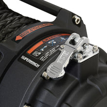 Cargar imagen en el visor de la galería, Superwinch 18000 LBS 12V DC 33/64in x 79 ft Synthetic Rope Tiger Shark 18000SR Winch