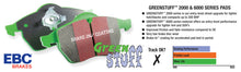 Cargar imagen en el visor de la galería, EBC 13-15 Acura ILX 1.5 Hybrid Greenstuff Front Brake Pads