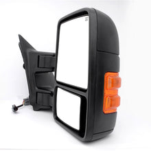 Cargar imagen en el visor de la galería, xTune Pair G2 Ford Superduty 99-07 Heated Amber Signal Telescoping Mirrors MIR-FDSD99S-G2-PW-AM-SET