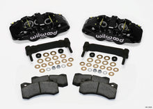 Cargar imagen en el visor de la galería, Wilwood AERO6 Front Caliper &amp; Bracket Kit - Black 97-13 C5/C6 Corvette w/ OEM HD/Z51 Rotors