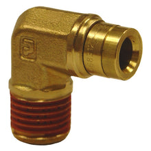 Cargar imagen en el visor de la galería, Firestone Male 1/4in. Push-Lock x 1/4in. NPT 90 Degree Elbow Air Fitting - 2 Pack (WR17603462)