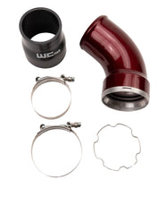 Cargar imagen en el visor de la galería, Wehrli 06-10 GM LBZ/LMM Duramax Passenger Side Intercooler Outlet Elbow Kit - Gloss Black