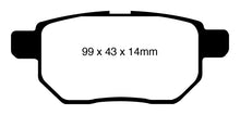 Cargar imagen en el visor de la galería, EBC 11+ Lexus CT200h 1.8 Hybrid Greenstuff Rear Brake Pads