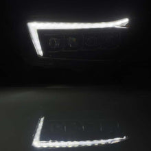 Cargar imagen en el visor de la galería, AlphaRex 10-13 Toyota 4Runner NOVA LED Projector Headlights Plank Style Black w/Seq Signal/DRL