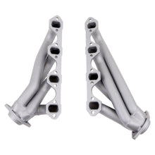Cargar imagen en el visor de la galería, BBK 79-93 Mustang 351 Swap Shorty Unequal Length Exhaust Headers - 1-5/8 Titanium Ceramic