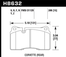 Cargar imagen en el visor de la galería, Hawk 2007-2015 Volkswagen Tourareg Base/V6/V6-Sport/TDI HPS 5.0 Performance Rear Brake Pads