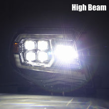 Cargar imagen en el visor de la galería, AlphaRex 05-11 Toyota Tacoma NOVA LED Projector Headlights Plank Style Black w/Activation Light/DRL
