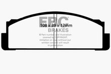 Cargar imagen en el visor de la galería, EBC 68-83 Fiat 124 1.6 Greenstuff Front Brake Pads