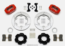 Cargar imagen en el visor de la galería, Wilwood Forged Dynalite Front Hat Kit 11.00in GT Rotor Red 95-05 Miata