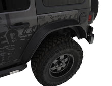 Cargar imagen en el visor de la galería, Bushwacker 2018+ Jeep Wrangler (JL) Unlimited Flat Style Flares 4pc - Black