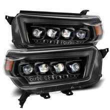 Cargar imagen en el visor de la galería, AlphaRex 10-13 Toyota 4Runner NOVA LED Proj Headlights Plank Style Alpha Black w/Seq Signal/DRL