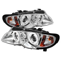 Cargar imagen en el visor de la galería, Spyder BMW E46 3-Series 02-05 4DR Projector Headlights 1PC LED Halo Chrm PRO-YD-BMWE4602-4D-AM-C