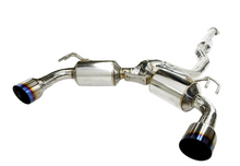Cargar imagen en el visor de la galería, Invidia 2009+ Mitsubishi Evo X Dual N1 Titanium Tip Cat-back Exhaust