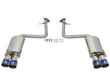 Cargar imagen en el visor de la galería, aFe Takeda 16-17 Lexus RC 200T 2.0L (t) 2in. SS Axle-Back Exhaust System w/Polished Blue Tips