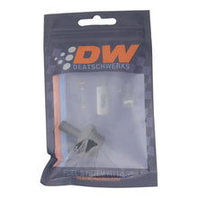 Cargar imagen en el visor de la galería, DeatschWerks 8AN ORB Male to 5/16in Male Barb Fitting (Incl O-Ring) - Anodized Matte Black