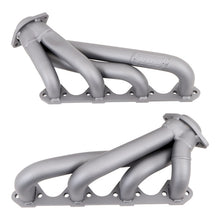 Cargar imagen en el visor de la galería, BBK 79-93 Mustang 351 Swap Shorty Unequal Length Exhaust Headers - 1-5/8 Titanium Ceramic