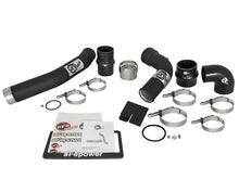 Cargar imagen en el visor de la galería, aFe Bladerunner 3in Hot and Cold Side Black Intercooler Tubes 2017 Ford Diesel Trucks V8 6.7L (td)