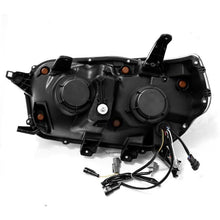 Cargar imagen en el visor de la galería, AlphaRex 10-13 Toyota 4Runner NOVA LED Proj Headlights Plank Style Alpha Black w/Seq Signal/DRL